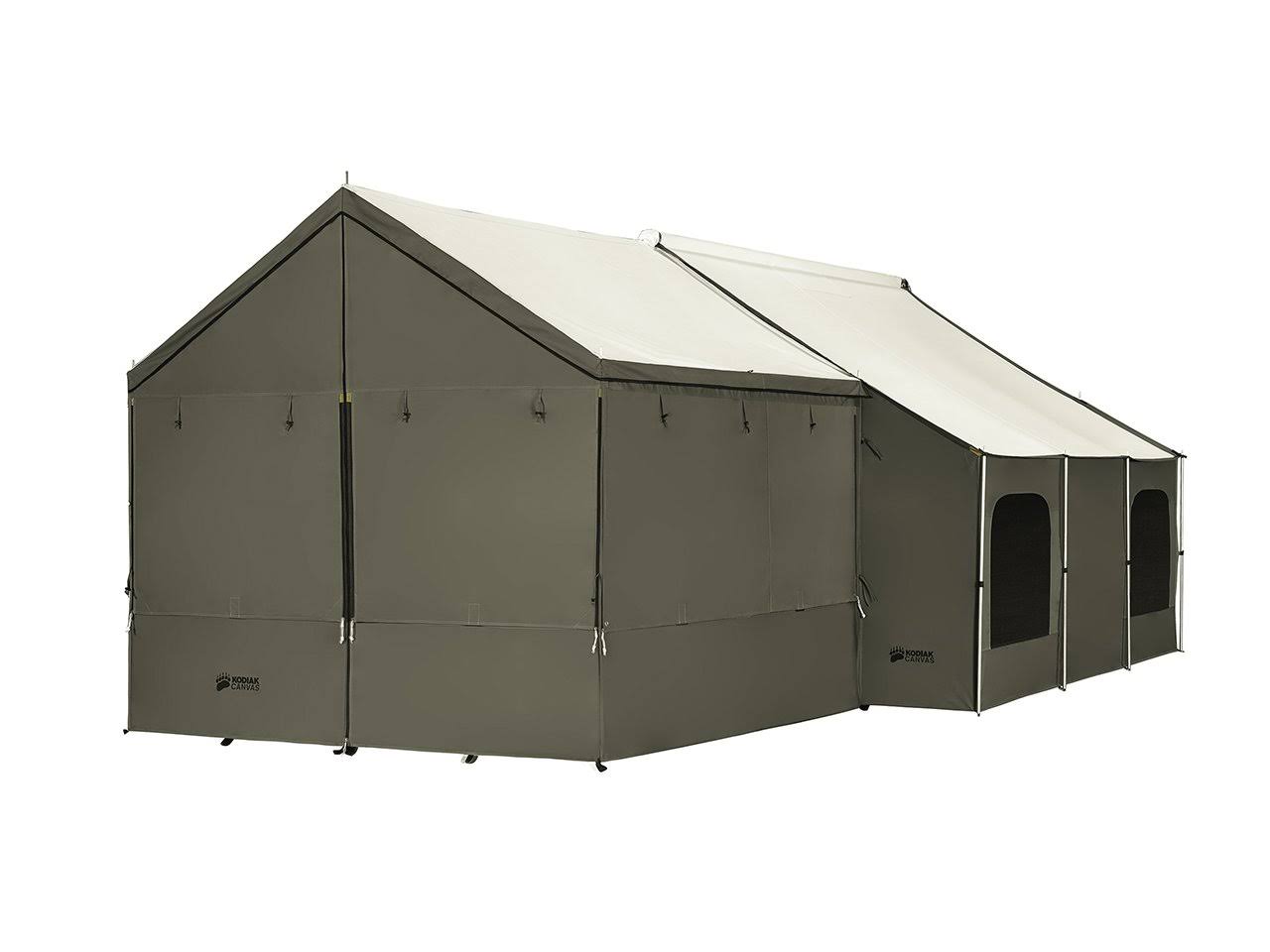 Kodiak Canvas Cabin Lodge 8x8 Enclosure Awning Accessory | Family Tent Camping