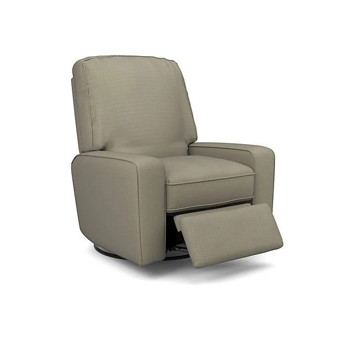 Best Chairs Bilana Swivel Glider Recliner in Sterling