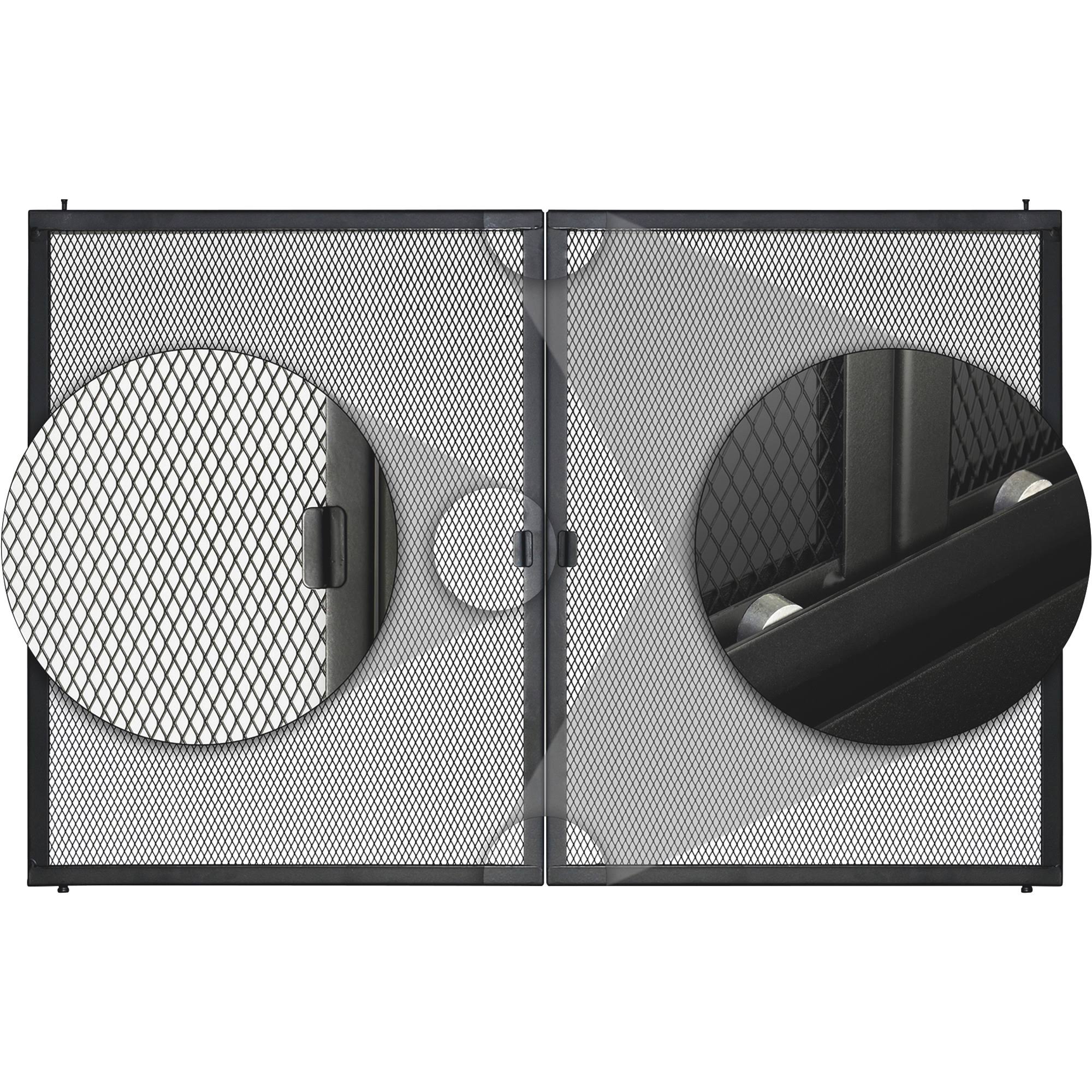 Pleasant Hearth Arrington Medium Glass Fireplace Doors