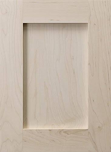16x22 x 22x22 Unfinished Paint Grade Hard Maple Shaker Recess Panel Kitchen Cabinet Door