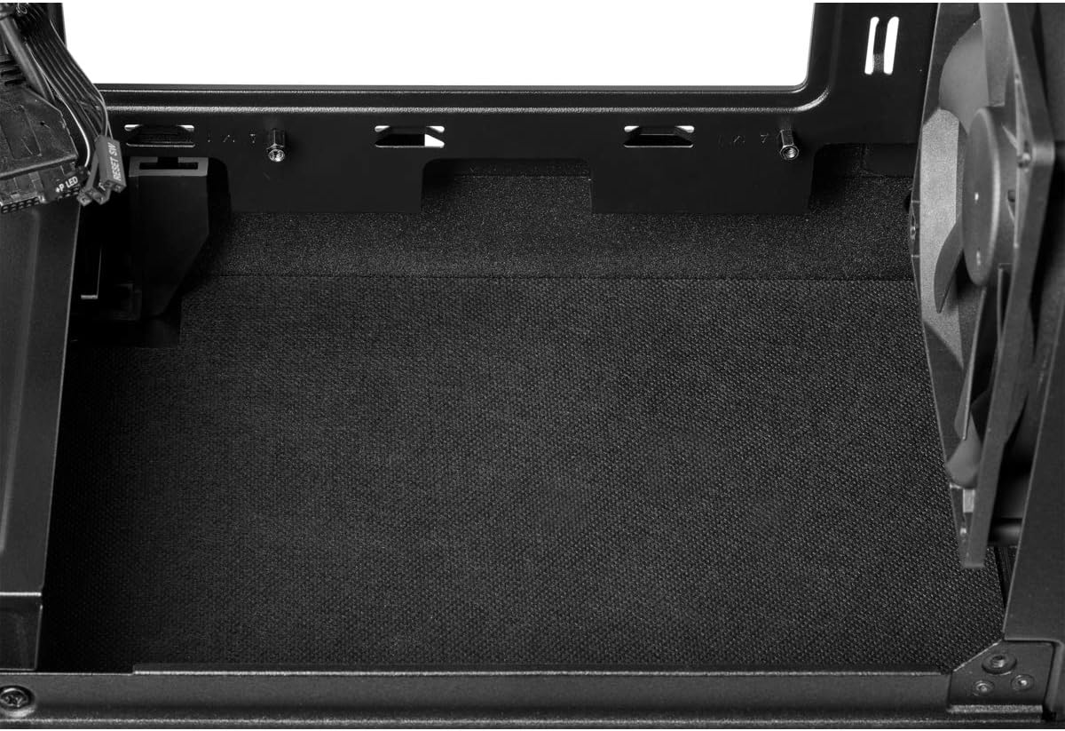 Corsair 110Q Mid-Tower Quiet ATX Case, Black, Solid, Standard