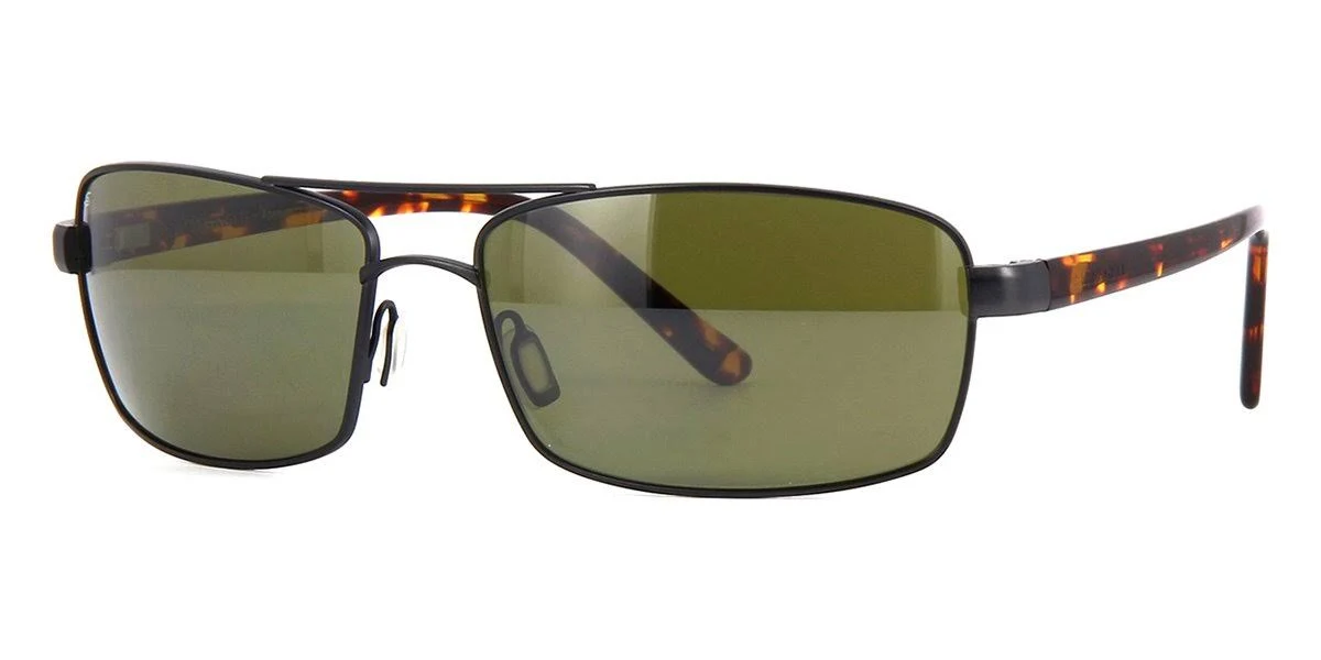 Serengeti San Remo Polarized Sunglasses, Satin Gunmetal/Tortoise