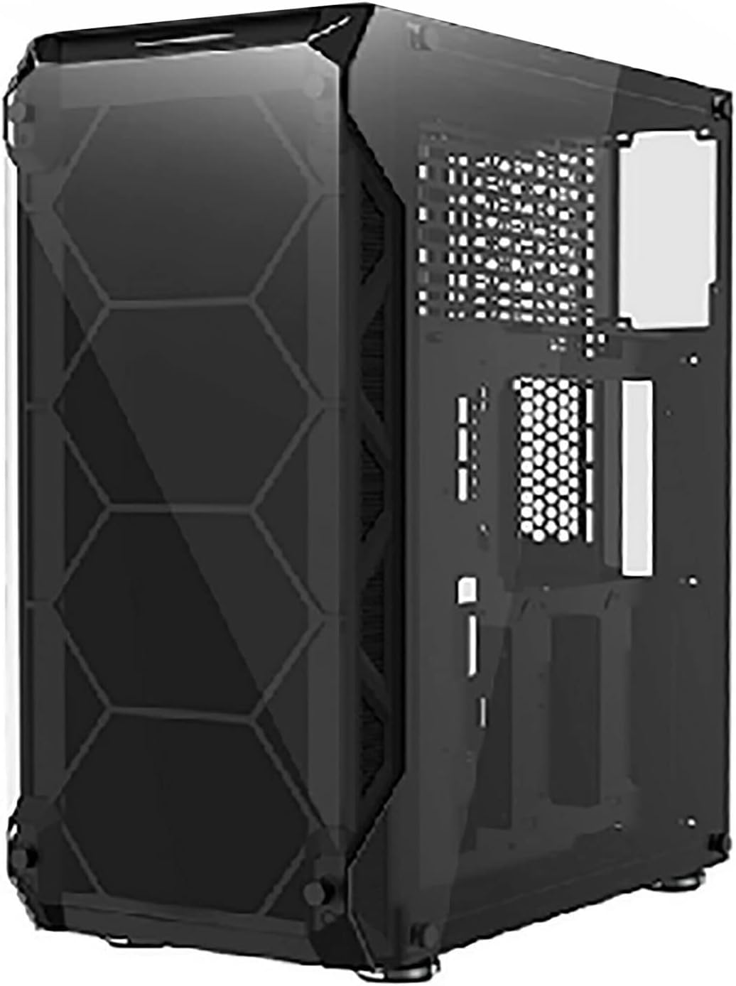 Rhinomax A17 Series Phoenix Full-Tower E-ATX/ATX/M-ATX Computer Gaming Case with 3-Sided Reinforced Glass, USB 3.0, 6 ARG Light-Emitting 12cm Fans with 1 ARGB Fan Controller