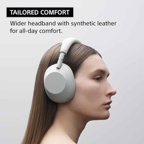 Sony WH-1000XM6 The Best Wireless Noise Canceling Headphones, HD NC Processor QN3, 12 Microphones, Adaptive NC Optimizer, Mastered by Engineers, Studio-Quality, 30-Hour Battery, Black