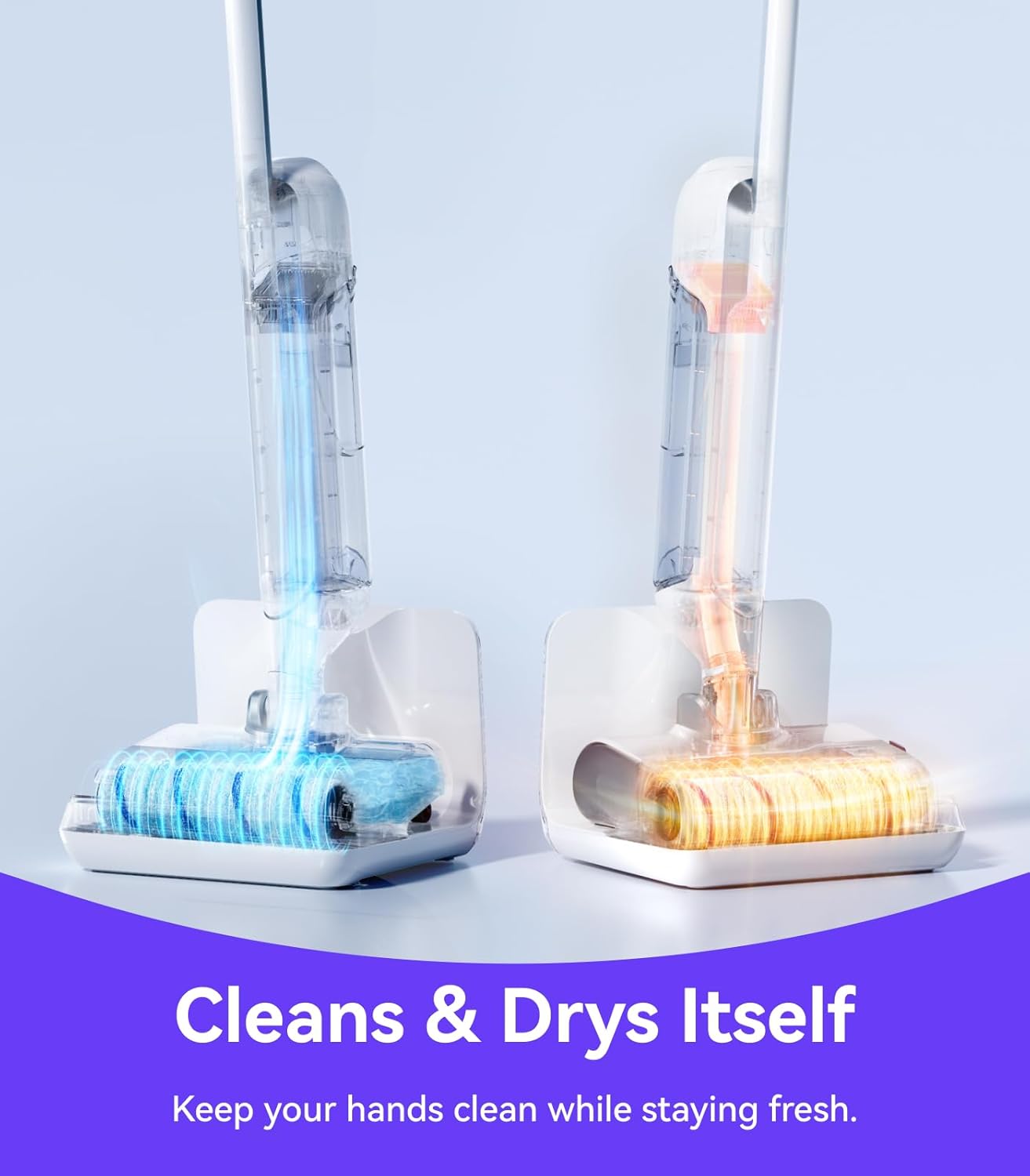 NARWAL S10 Pro Lightweight Cordless Vacuum Mop, Wet Dry Vacuum Cleaner, Self-Cleaning & Drying, 180° Flexibility, 50min Runtime Floor Cleaner