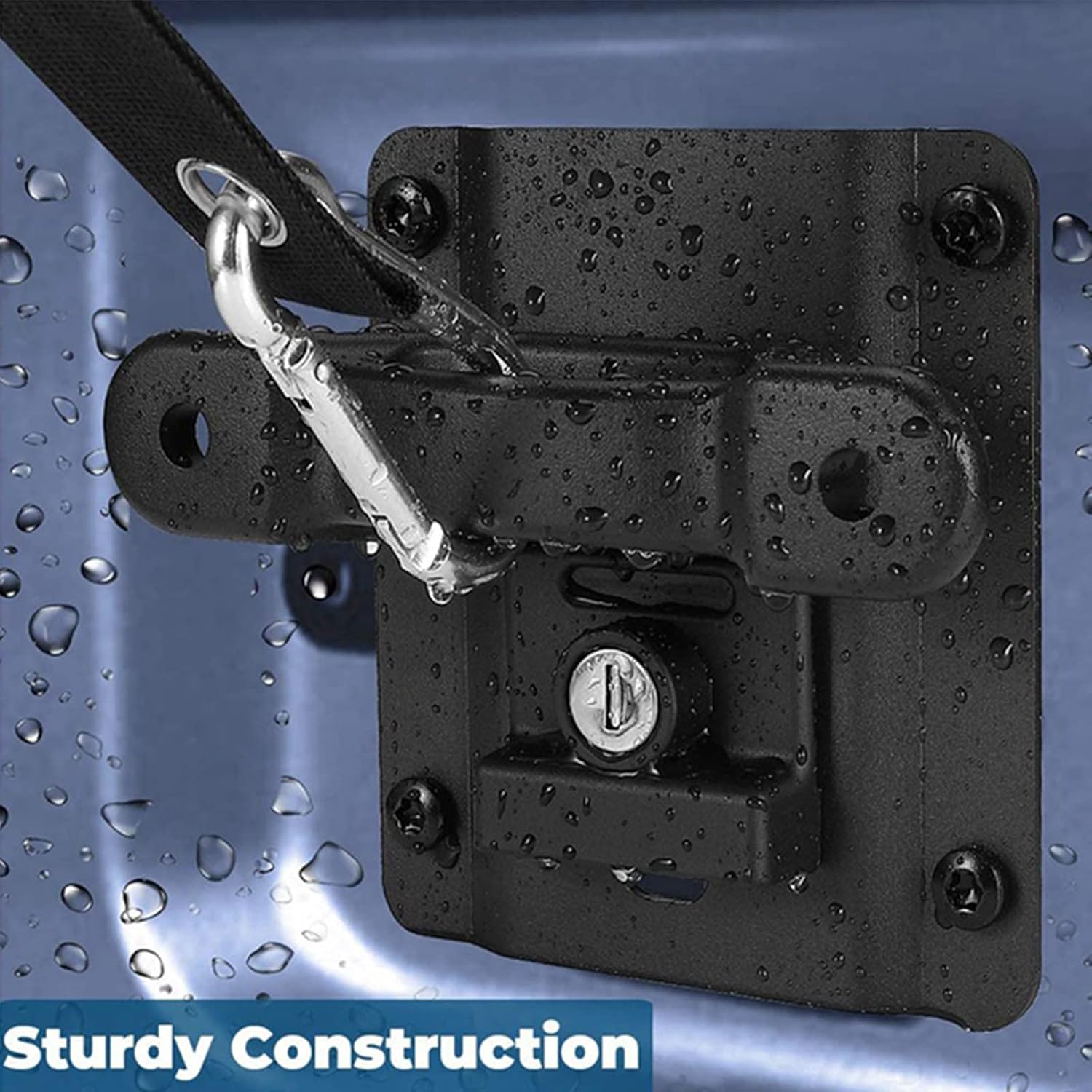 Wocch Tie Down Anchors Cleats Heavy Duty Boxlink Bed Tie Downs with Plates Brackets Anti-Theft Screws for Ford 2015-2021 F150 F250 F350 Pickup Truck Accesories