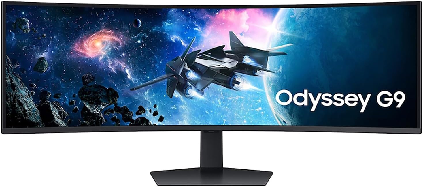 SAMSUNG 49" Odyssey G9 G95C DQHD 240Hz DisplayHDR 1000 Curved Gaming Monitor Bundle with Tech Smart USA Elite Suite 18 Standard Editing Software Bundle + 1 Year CPS Enhanced Protection Pack