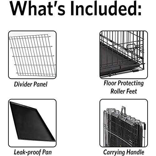 MidWest Homes for Pets Ovation Single Door Dog Crate, 42-Inch