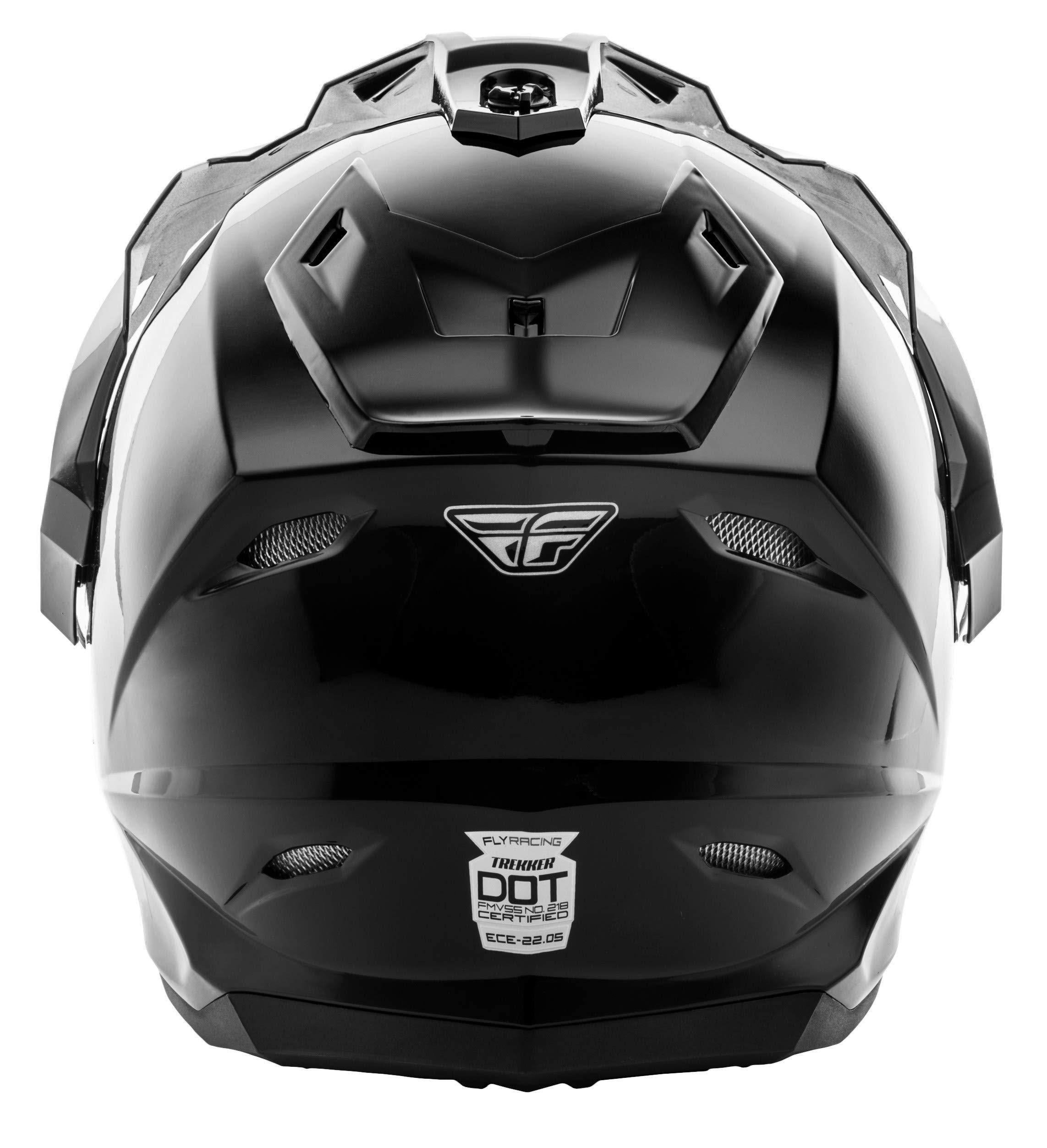 Fly Racing Trekker Solid Helmet Silver