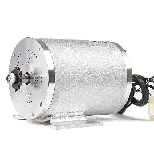 Electric DC Motor 72V 3000W Motor Kit with 48V-72V Brushless Controller and Half Twist Throttle for Go-Carts Programmable Brushless Controller with Temperature Sensing Functio (72V 3000W)
