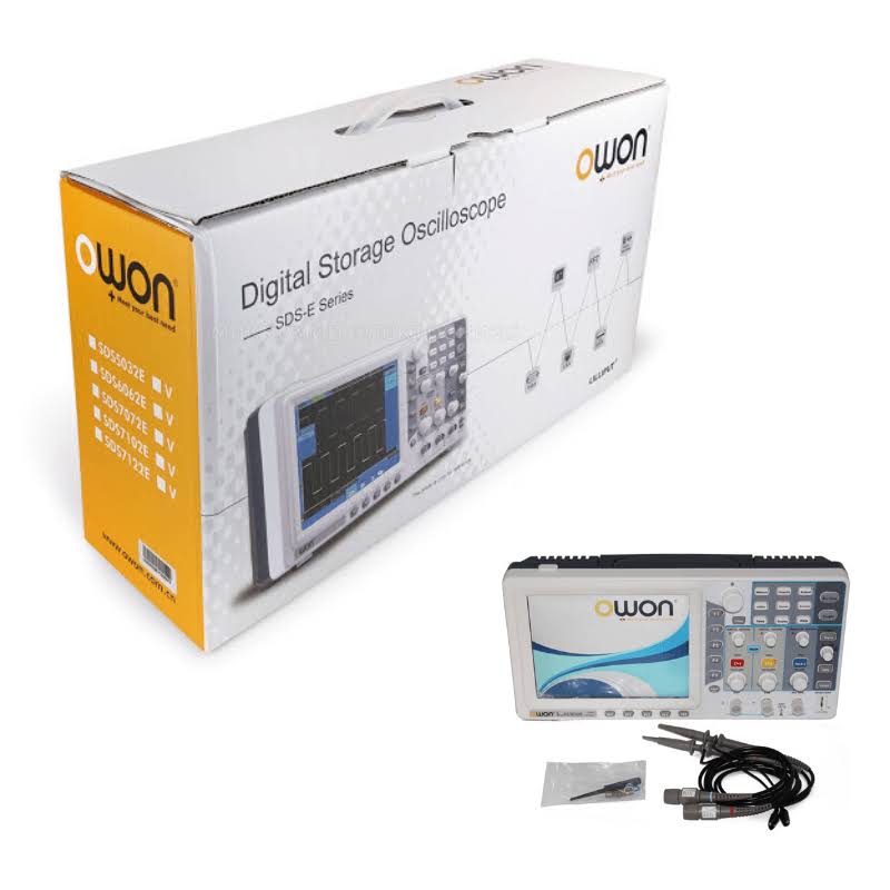 Owon SDS5052E-V 50MHz 2CH Digital Oscilloscope with VGA