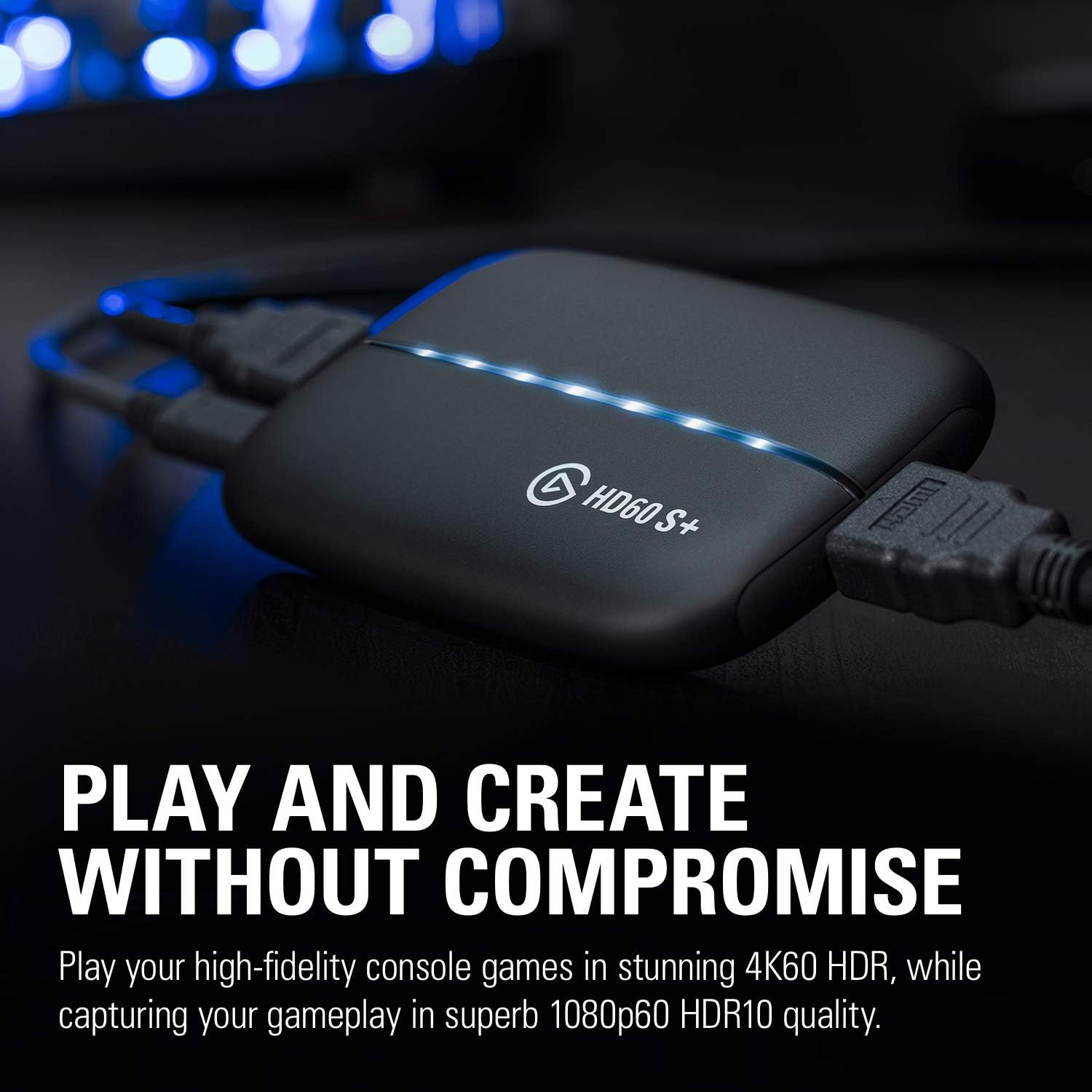 Elgato HD60 S+ Capture Card1080p60 HDR10 Capture, 4K60 HDR10 + Elgato Chat Link