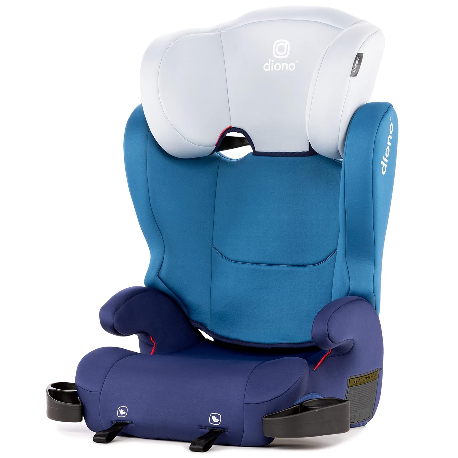 Diono Cambria 2 XL, Dual Latch Connectors, 2-in-1 Belt Positioning Booster Seat, High-Back & Solana 2 XL 2022, Dual Latch Connectors, Lightweight Backless Belt-Positioning Booster Car