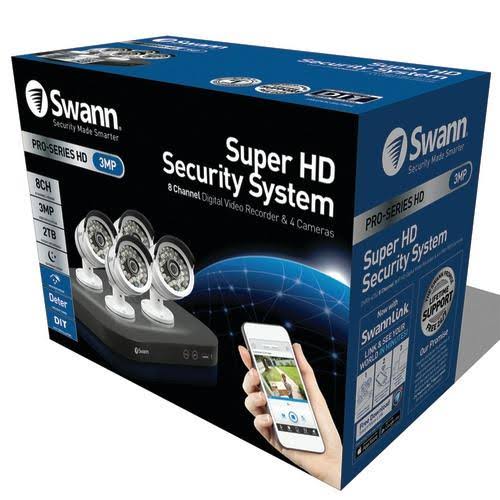 Swann SWDVK-847504-US - 8-Channel 1080p DVR with 4 Pro-t858 Cameras