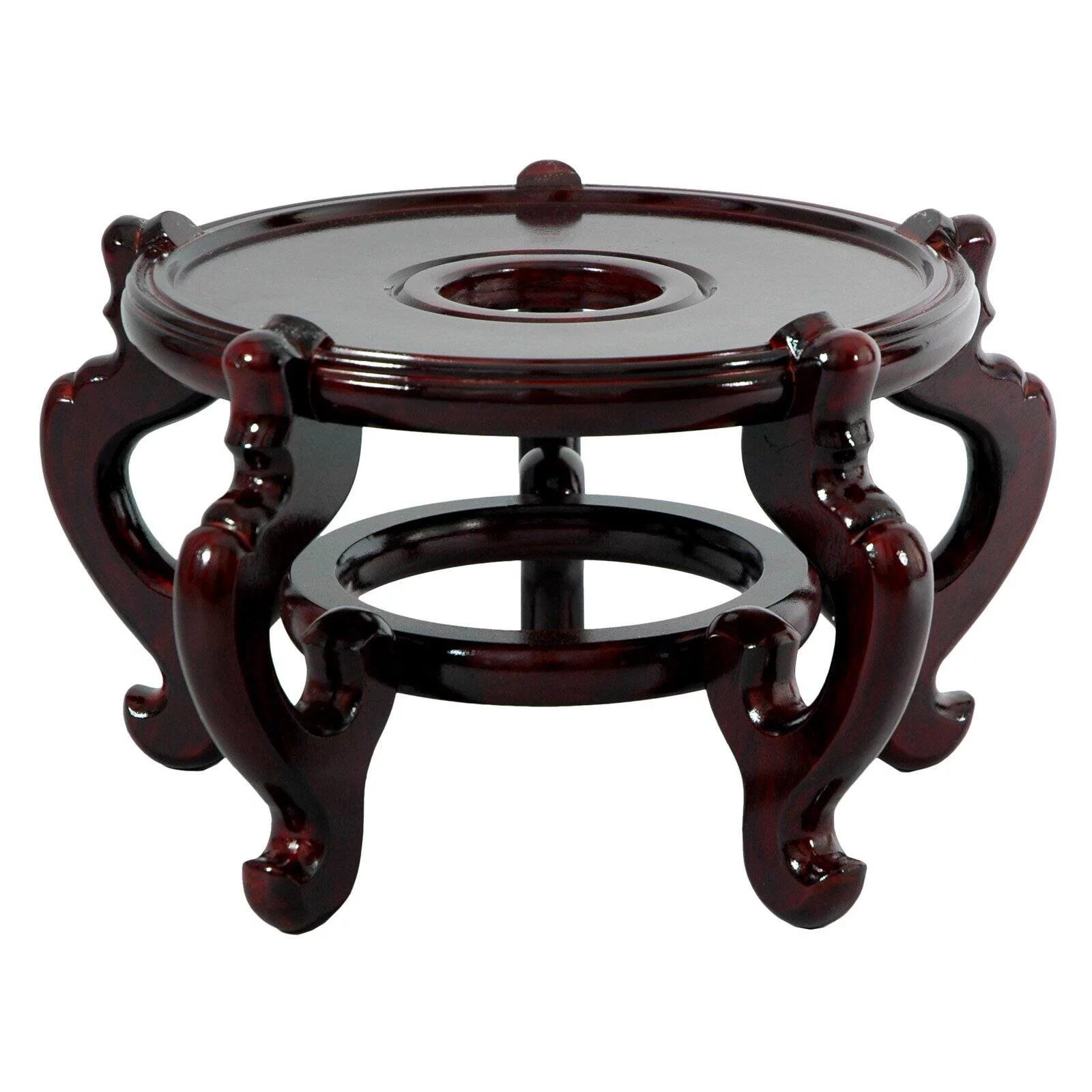 Oriental Furniture Rosewood Fishbowl Stand