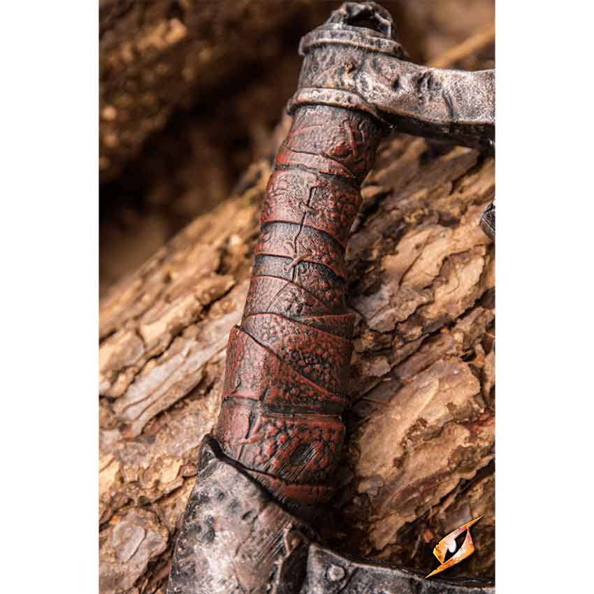 Long LARP Orc Cleaver | Leather by Medieval Collectibles