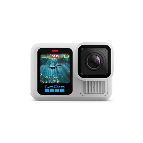 GoPro HERO13 Black Accessory Bundle - Includes The Handler, 2 Enduro Batteries, 2 Curved Adhesive Mounts, 64GB SanDisk MicroSD Card, and Carrying Case