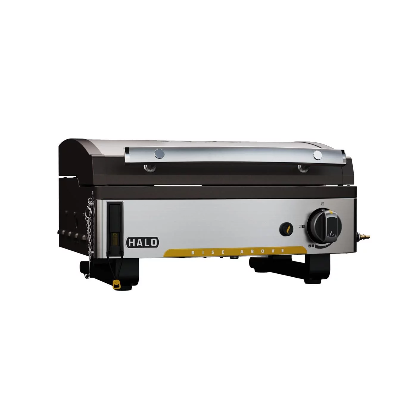 Halo Elite 1B Dual Zone Single Burner Outdoor Countertop Propane Powered Griddle