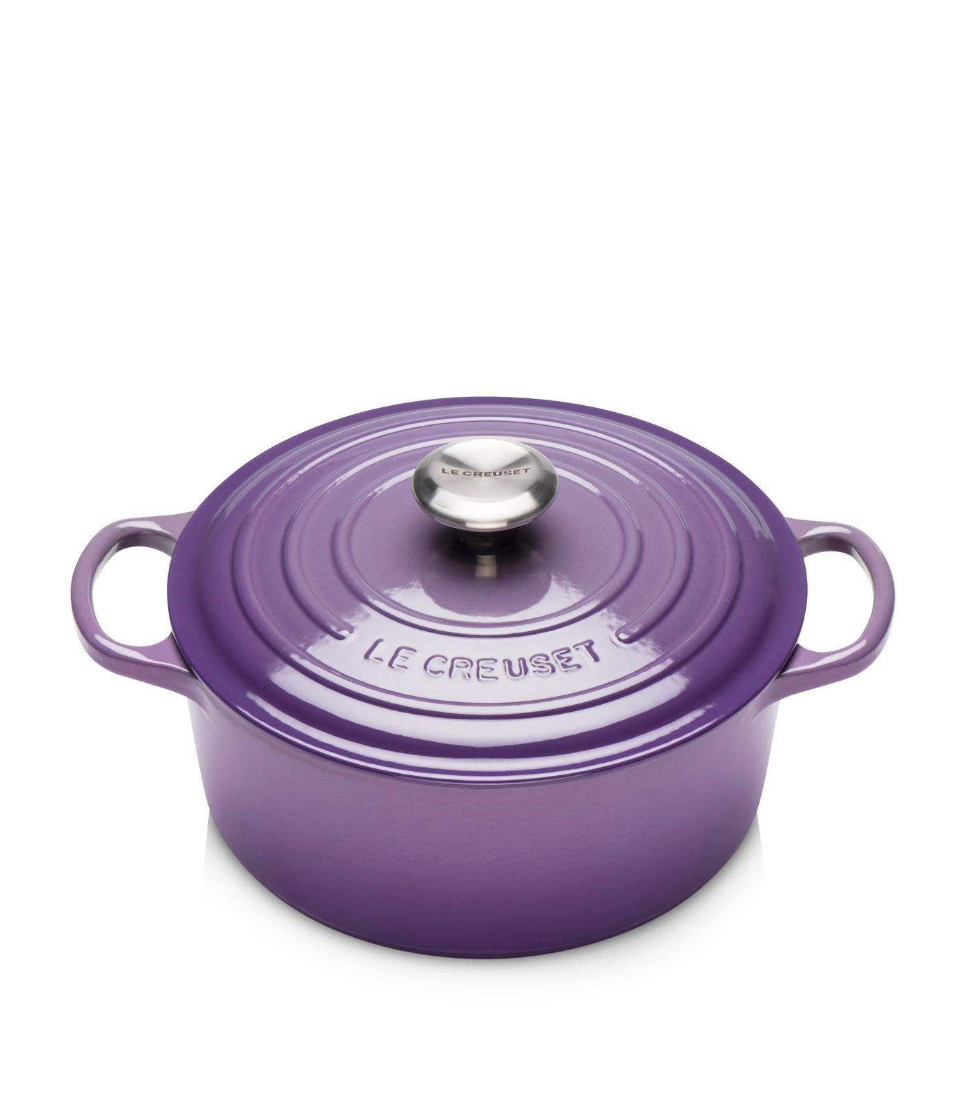 Le Creuset Round Casserole Dish (20cm), Purple