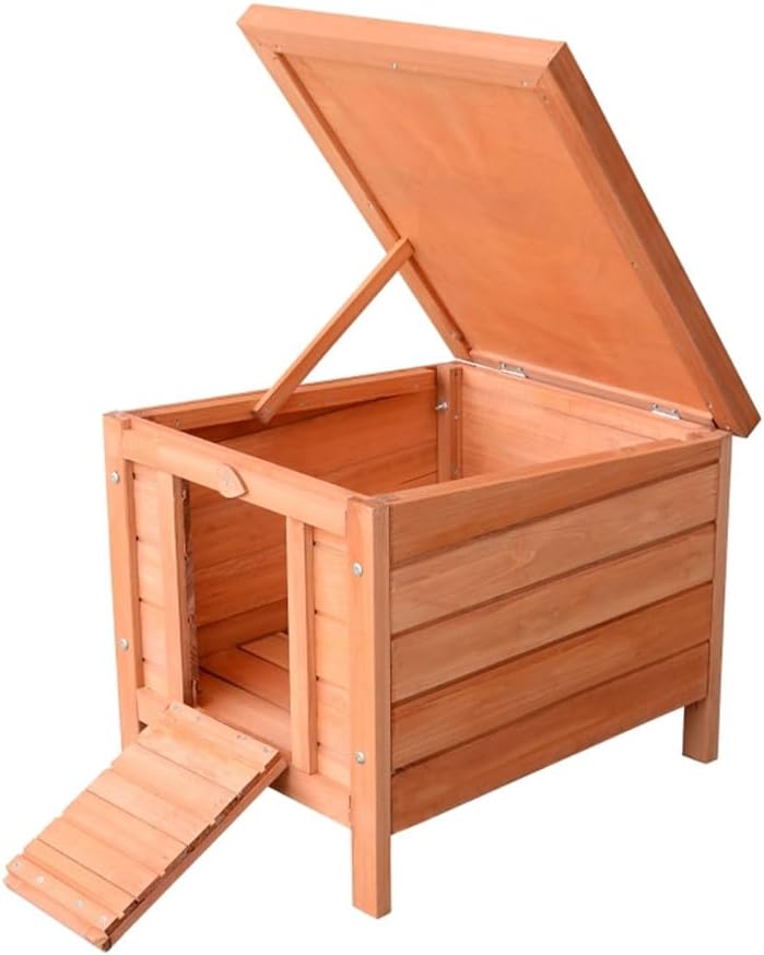 Extreme Outback Log Cabin Dog House, Large, Natural Wood