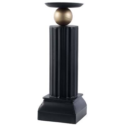 Iron Candle Holder - Black, Gold Mercer41 Size: 15x22 H x 5x22 W x 5x22 D