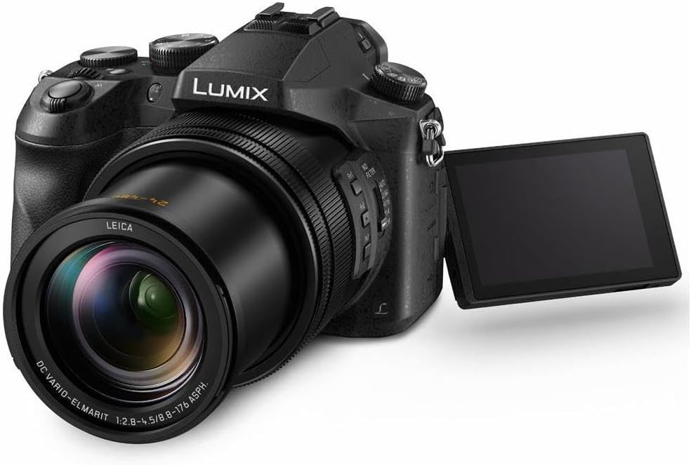 Panasonic LUMIX FZ2500 4K Point and Shoot Camera, 20X LEICA DC VARIO-ELMARIT F2.8-4.5 Lens, 21.1 Megapixels, 1 Inch High Sensitivity Sensor, 422 10-bit, HDMI Out, DMC-FZ2500 (USA BLACK)