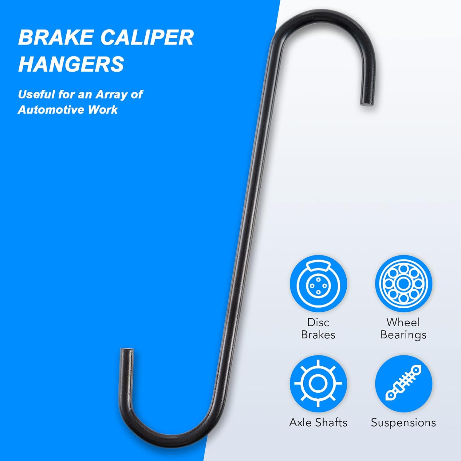 Orion Motor Tech 23pc Brake Caliper Compression Tool, Pneumatic Brake Caliper Tool with 22 Disc Adapters and 2 Caliper Hangers, Brake Piston Compressor Tool for Mechanics