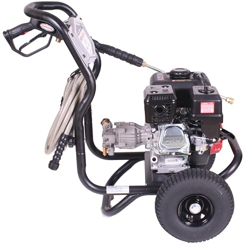 Simpson Cleaning 3400 PSI Gas Pressure Washer, 2.5 GPM Power Washer for Residential Use, CRX Engine, 25-Foot MorFlex Hose, Clean Machine, 49-State (CM61083)