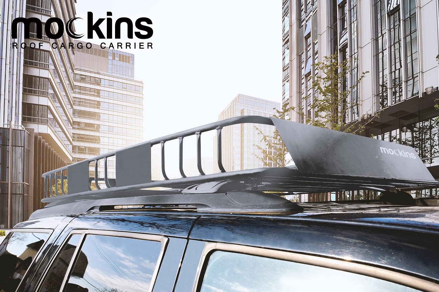 Mockins Roof Cargo Basket 64x39x6 Extendable Cargo Roof Rack Cargo Carrier |250lb Cap. Roof Basket Cargo Carrier | Car & SUV Roof Rack Cargo Basket | Cargo Rack Rooftop Cargo Carrier Roof Rack Basket