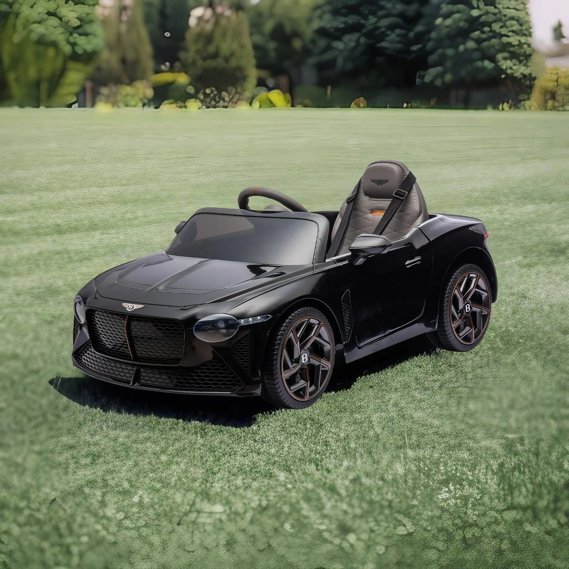 Kids Electric Ride On 12V Licensed Lamborghini Aventador Battery Powered Sports Car Toy