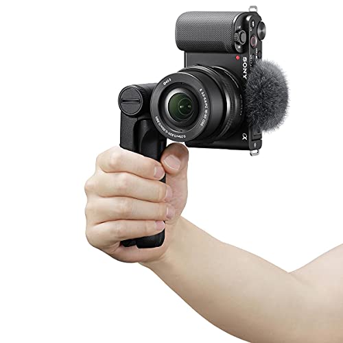 Sony ZV-E10 Mirrorless Interchangeable Lens Vlogging Camera with 16-50mm Lens, Black - Bundle with E 55-210mm f/4.5-6.3 OSS High Definition Telephoto Lens