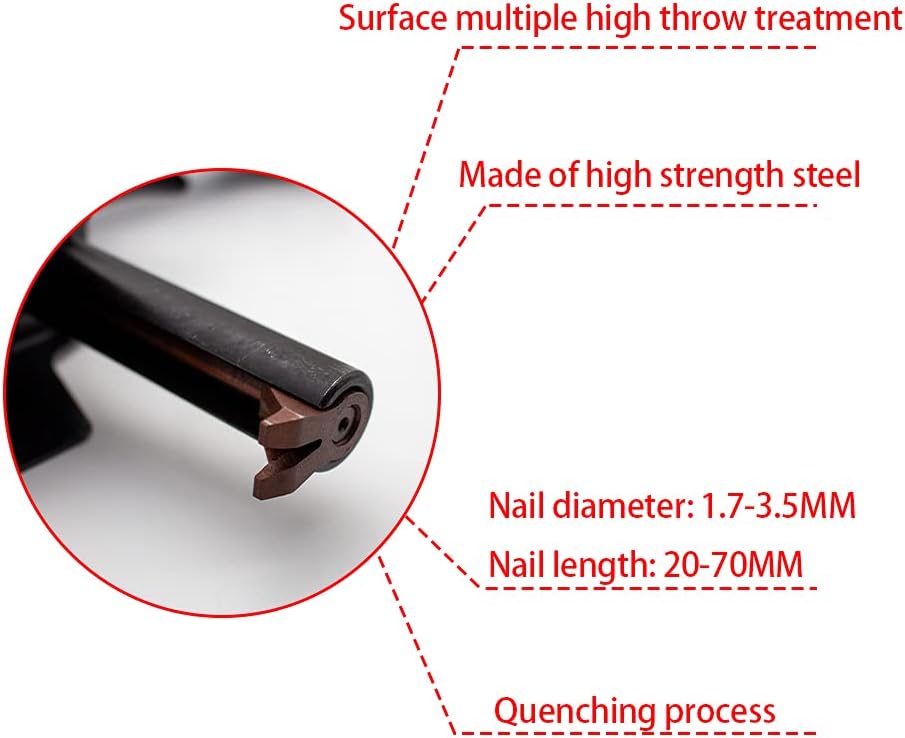 top-tool Pneumatic Nail Puller Wood Plank 1.7-3.5MM Air Nail Remover 0.45-0.75Mpa