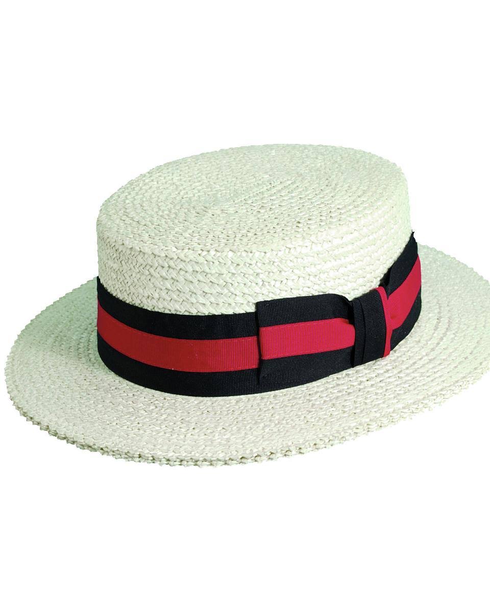 Scala Classico Straw Boater Hat Men&s Size: M