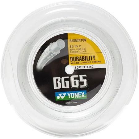 Yonex BG 65 200m Badminton String (Royal Blue)