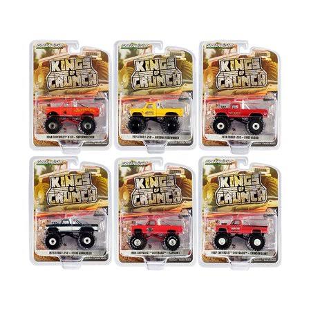 Kings of Crunch Set of 6 Monster Trucks Series 8 1/64 Diecast Model Cars by Greenlight