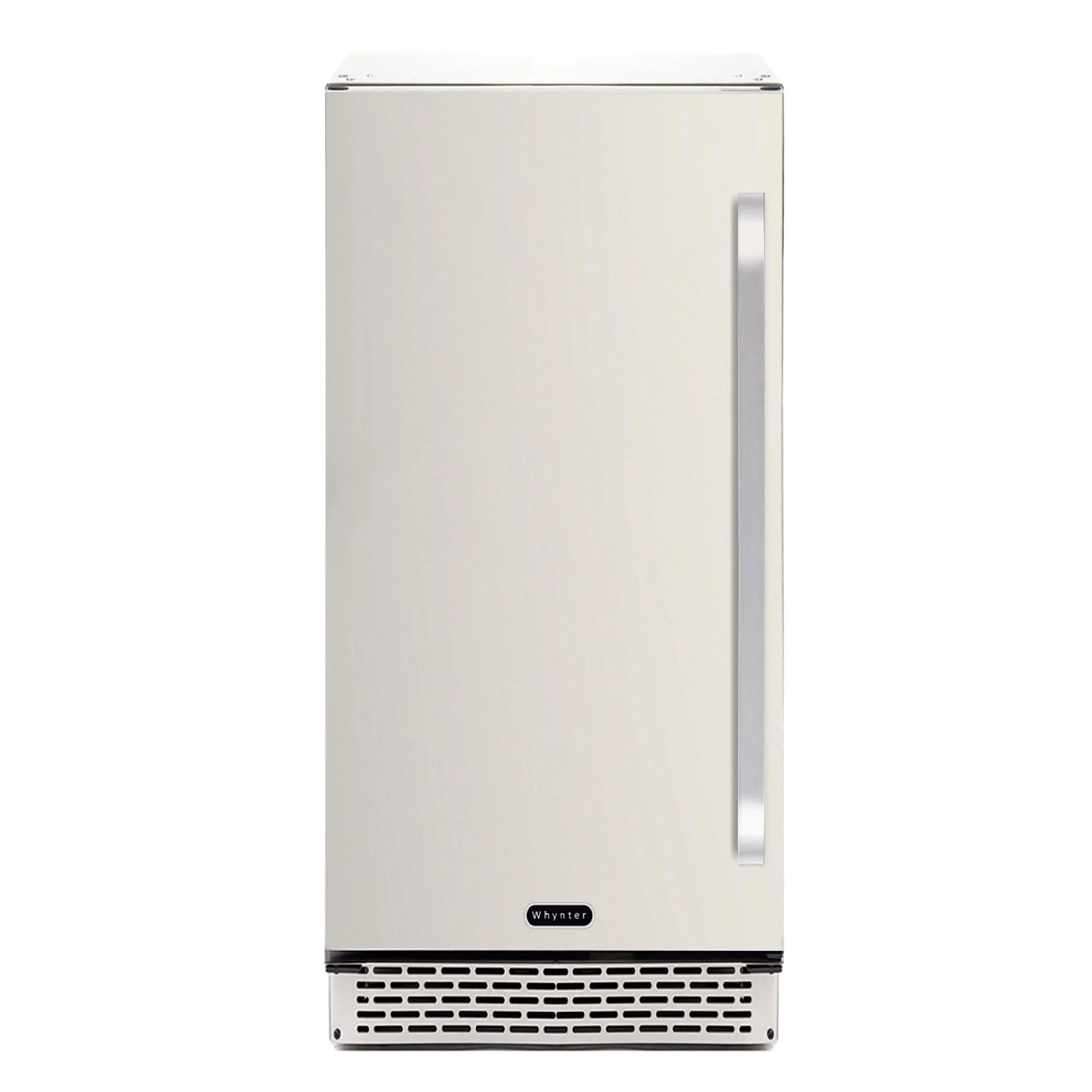 Whynter 62 Can 1 Shelf Lockable Beverage Refrigerator, Stainless Steel