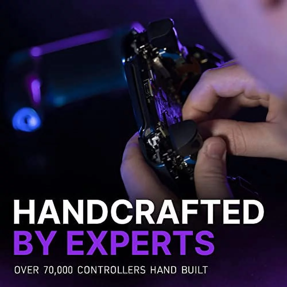 Gamenetics Custom Official Wireless Bluetooth Controller for PS5 Console - PC - Un-Modded - Video Gamepad Remote (Lightning)