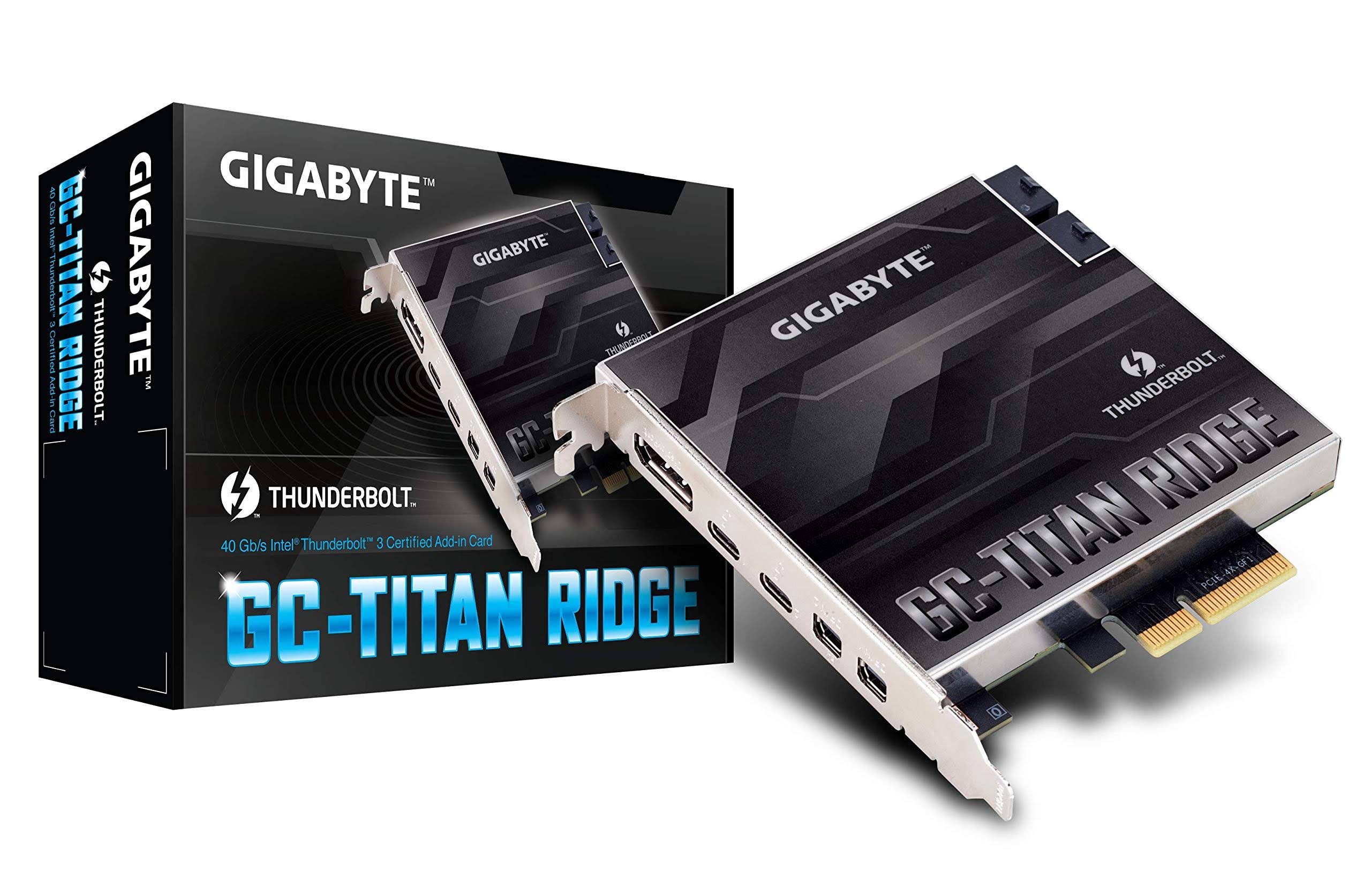 Gigabyte GC-Titan Ridge Thunderbolt 3 PCIe Card