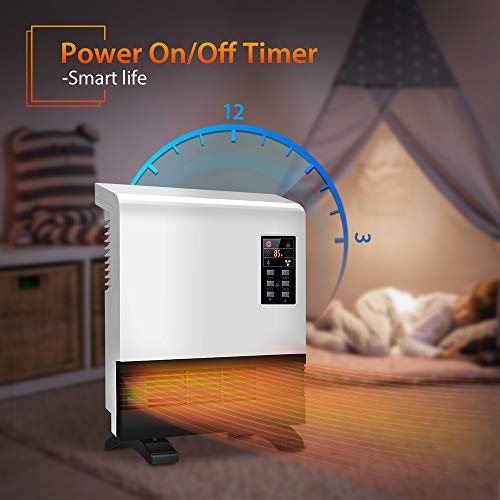 Oil Heater, 700W Oil-Filled Radiator Heater with Thermostat, Overheat Protection,2 Heat Settings, Durable Oil Heaters for indoor use, Quiet Electric Space Heater for Bedroom, Office, Home