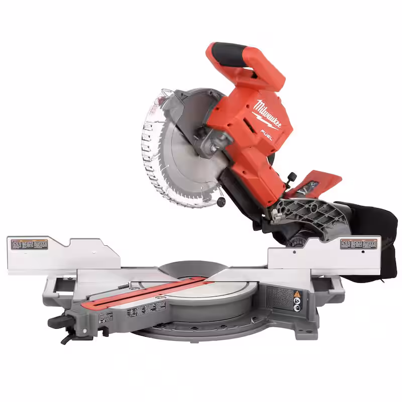 M18 FUEL 18V Lithium-Ion Brushless 10 in. Cordless Dual Bevel Sliding Compound Miter Saw with Compact Router