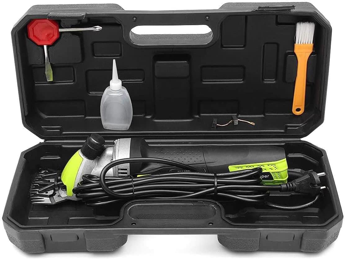 High Performance Professional, Shearer, Wool Scissors, 850 W and 6 Adjustable Modes, Wool Pusher