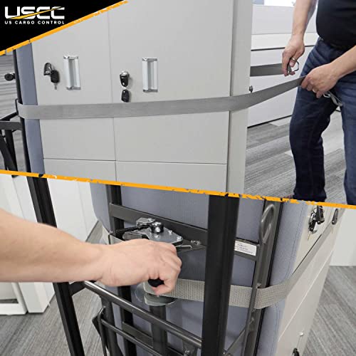 Steel Hand Truck - Heavy Duty 1,000-1,200 Pound Capacity - Appliance Hand Dolly with Single Auto Recoil System