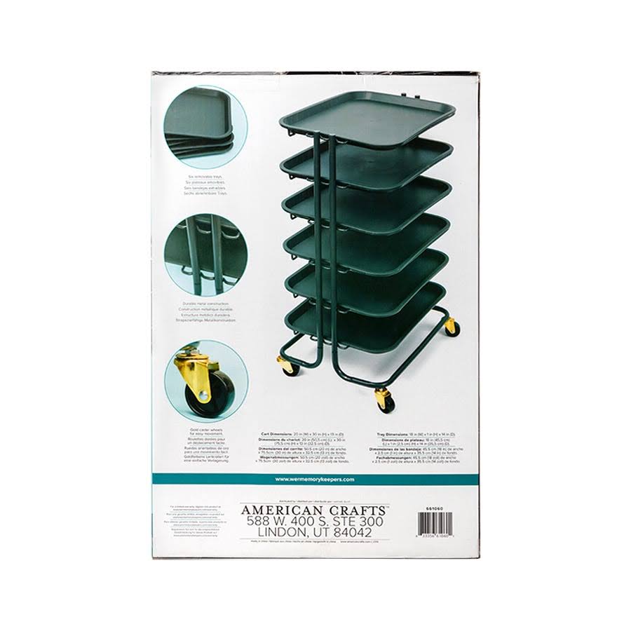 We R Memory Keepers Project Cart with 6 Removable Trays