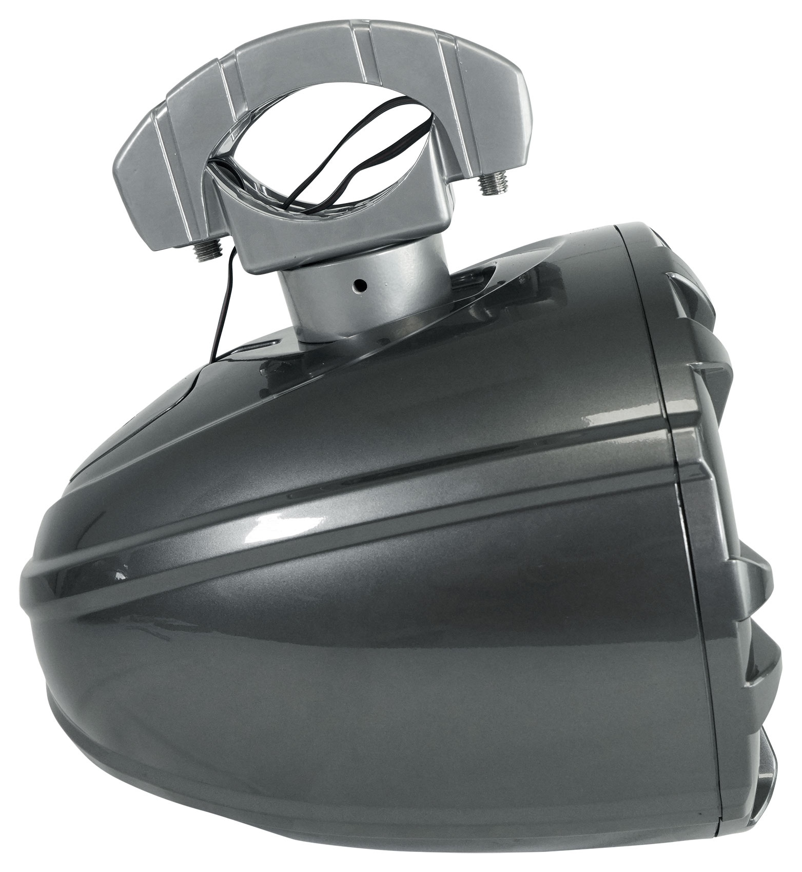 4) Memphis MXA62TG Grey 6.5" Marine Wakeboard Tower Speakers++Receiver+Amplifier