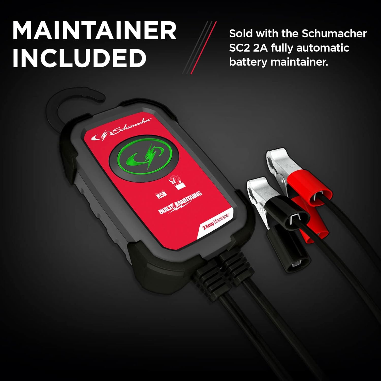 Schumacher DSR Pro Series 12V 2400 Peak Amp Jump Starter and DC Power Source,Black