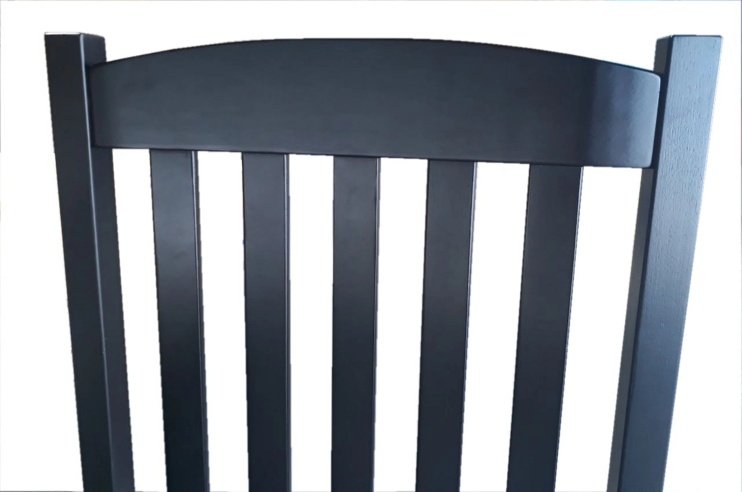 Mainstays Outdoor Wood Porch Rocking Chair, White Color, Weather Resistant Finish
