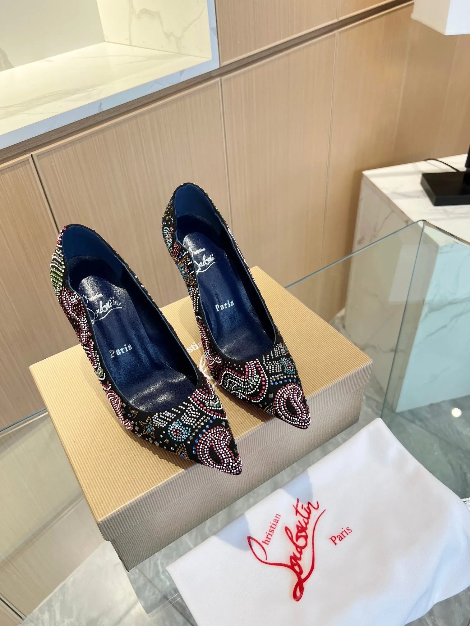 Chris Lou new arrival women shoes heels  10.5cm