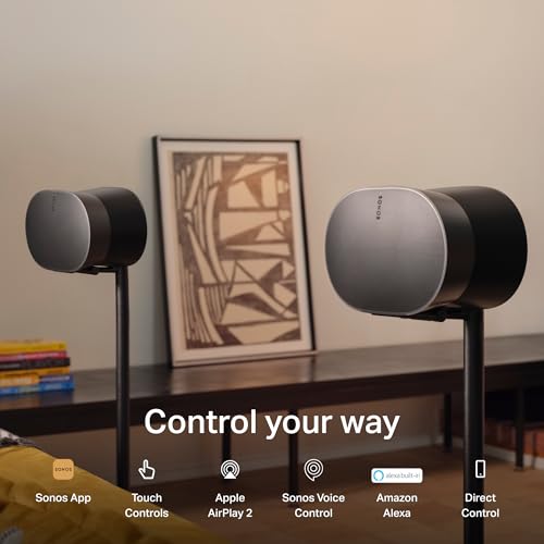 Sonos Era 300 - Black - Wireless, Alexa Enabled Smart Speaker with Dolby Atmos.