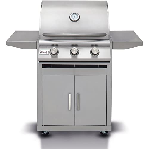 Blaze Outdoor Kitchen Grill | 25-inch Freestanding Propane Gas Grill | 3 Burner Barbecue | Premium BBQ | Commercial Grade Grilling Experience | Best in Class Warranty | Prelude LBM