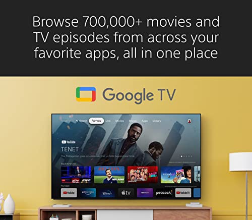 Sony 4K Ultra HD TV A80K Series: BRAVIA XR OLED Smart Google TV with Dolby Vision HDR and Exclusive Features for The Playstation® 5 XR55A80K- 2022 Model (Renewed)